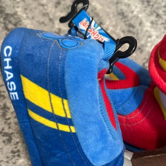 Paw Patrol Toddler Plush Slippers 9/10 NEW with Tags - Picture 4 of 5